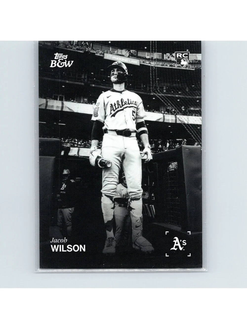 2025 Topps Black & White Baseball - Jacob Wilson RC 86-SP - Image Variation
